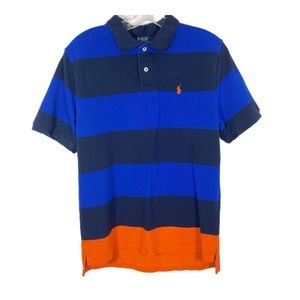 Boys Ralph Laurn Polo blue and orange ( boys size XL)